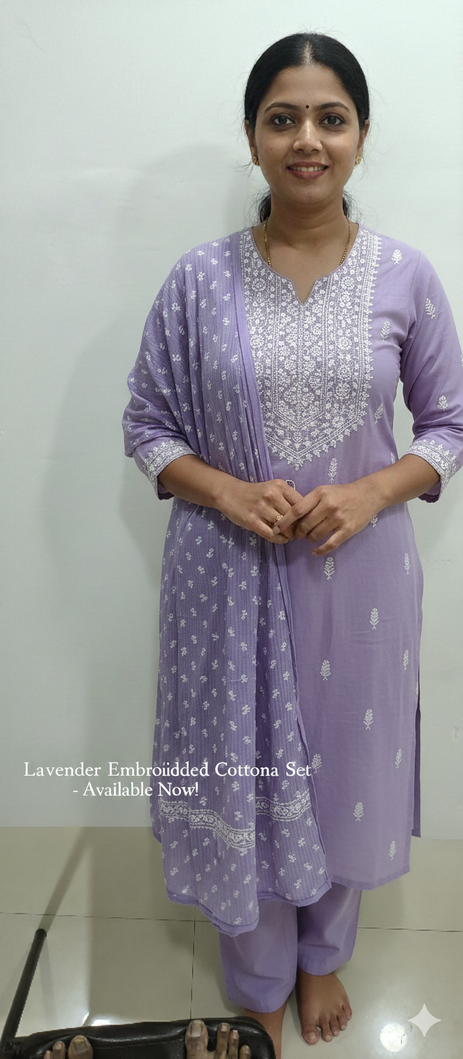 Cotton Kurta Set for Women with Dupatta – Elegant Ethnic Wear